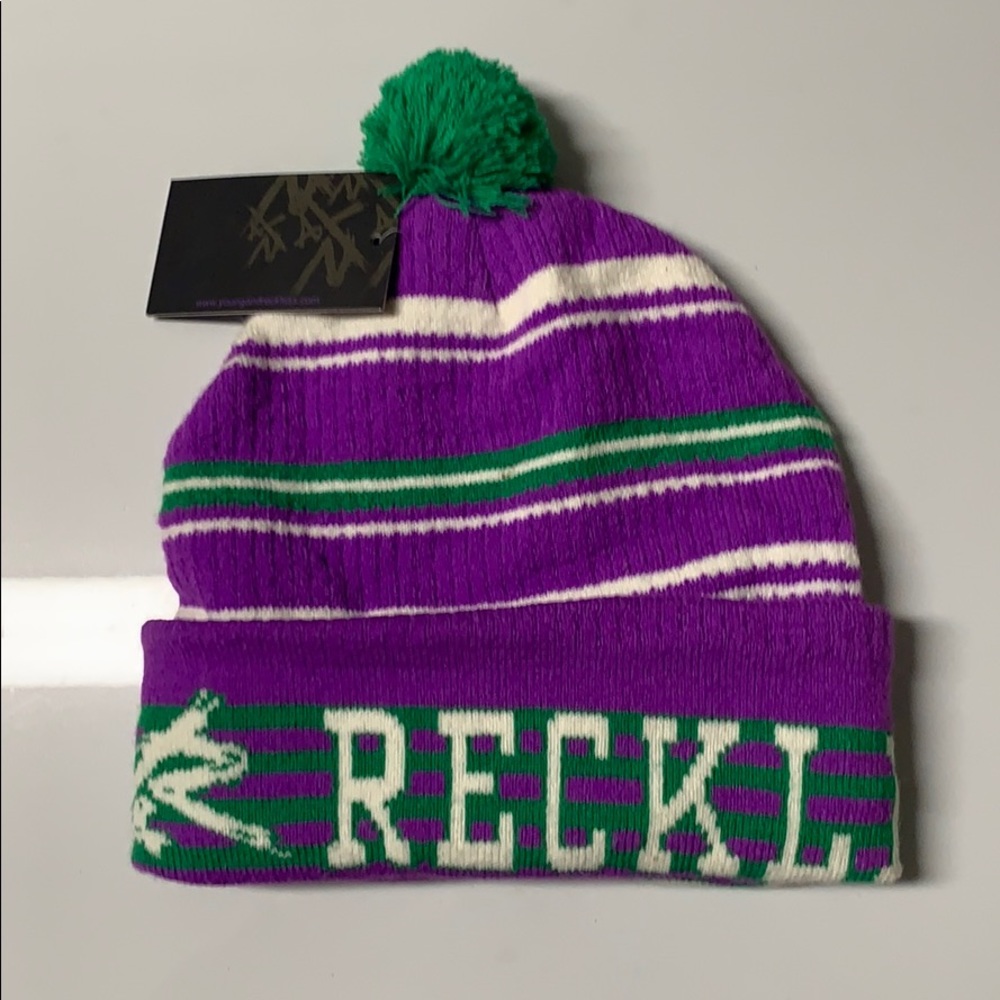 Young and reckless Y&R beanie NWT